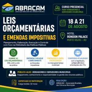 Leis Orçamentárias e Emendas Impositivas - Curso Presencial